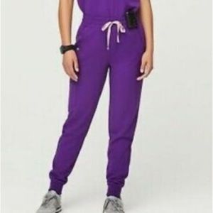 FIGS High Waisted Zamora Joggers - Magic Purple